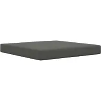 vidaXL Coussin de canapé d'extérieur Anthracite 80 x 80 x 8 cm