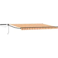 vidaXL Store électrique rétractable multicolore 5 x 3 m