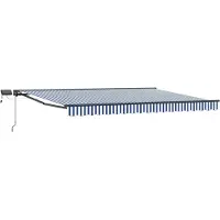 vidaXL Armature de store manuelle avec LED 4,5 × 3 m