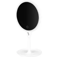 Activeshop MC88 miroir cosmétique rond éclairé avec batterie rechargeable