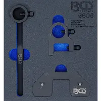 Bgs Garniture de servante d'atelier 1/6 : Jeu d'outils de réglage de l'arbre d'équilibrage pour moteurs Land Rover / Citroën / Mitsubishi / Peugeot / Ford 2.2 DOHC Diesel - 9606