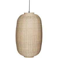 Hubsch Chand Plafonnier Ovale Naturel/noir | 991602