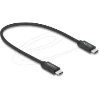 DeLOCK Koaxiales USB 40 Gbps Kabel USB PD 3.1 240 W 0.5 m