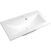 Sapho Yukon - Lavabo encastré 700x450 mm, blanc YU070