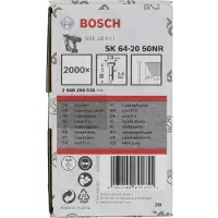 Bosch Sk64-20 50 Mm Nail 2000 Units Argenté