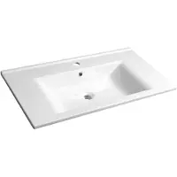 Hak ZUNO 85 lavabo en céramique 85x45cm, blanc