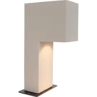 QAZQA Borne d'extérieur moderne grise 35cm IP44 - Pompei