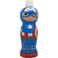 Marvel Gel douche Avengers Captain America 2in1 Gel douche et shampooing pour enfants 400 -