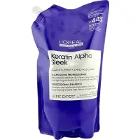 L'Oréal Recharge de shampoing Keratin Alpha Sleek de Professionnel, 1 000 ml