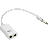 Maclean TV Systems Câble séparateur Câble jack Câble séparateur Adaptateur jack 3,5 mm Câble séparateur en Y