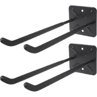 Macleans lot de 2 supports muraux pour outils roues échelle vélo acier charge max. 70kg