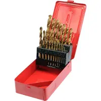 VOREL Jeu de forets à métaux 19 pièces Titan