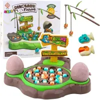 Leantoys Bâtonnets de poisson dinosaures Jeu d'arcade aux sons magnétiques