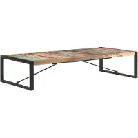 Syfax Table basse 180x90x40 cm Bois de récupération massif