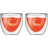 Bodum Set de 2 verres double paroi 8cl - - 4557-10 - pavina
