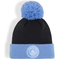 Puma Bonnet MCFC ESS Pom Pom - bleu, Taille:-