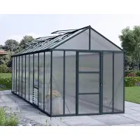 Palram Serre de jardin 14.28m² gris anthracite - - 702210 - glory