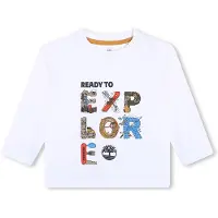 Timberland T-shirt enfant TEE-SHIRT MANCHES LONGUES T60250 garcons - Blanc - 36 mois
