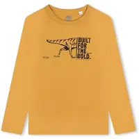 Timberland T-shirt enfant TEE-SHIRT MANCHES LONGUES T60301 garcons - Jaune - 6 ans