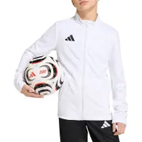 Adidas Entrada 26 Full Zip Sweatshirt Blanc 9-10 Years Enfants