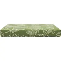 vidaXL Coussin de canapé d'extérieur Modèle feuille 80 x 80 x 8 cm