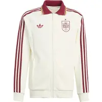 Adidas Veste de survêtement 'Spain Away Anthem Jacket' bordeaux / blanc