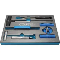 CCLIFE 7pcs Kit de réparation de pare-brise Outil de dépose de vitres de voitures