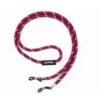 Alpina Unisexe, Chaîne pour lunettes, Eyewear Strap Style Brillenband, Rouge