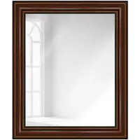 MendeFrames H017 miroir mural noyer 40x60 cm