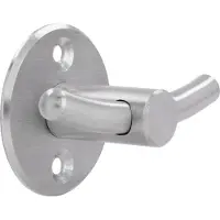 Siro Crochet pour manteaux Piletas largeur 64 mm, hauteur 42 mm, inox brossé