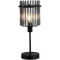 Searchlight Lampe de table Swizzle noir