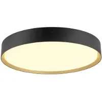 SLV Plafonnier Decona Ø 42cm noir avec or - 3000K/4000K