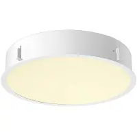 SLV Plafonnier encastré Medo 40 blanc Ø 40cm avec cadre