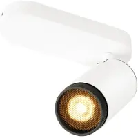 SLV Spot monté en surface Grip! L blanc avec anneau noir
