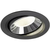 SLV Spot encastré Numinos Move XL noir/chrome 4000K - 40 deg