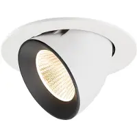 SLV Spot encastré Numinos Gimble L blanc/noir 2700K - 40 deg