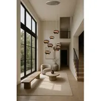 Masterlight Lampe suspendue Carta Trendy avec des cagoules Think Paper - sable