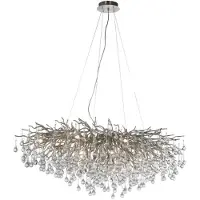 Paul Neuhaus Grand lustre Icicle acier