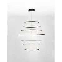 Lyora Suspension design Maelo noir Ø 150cm