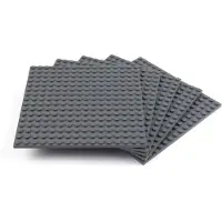 LEGO 16x16 Panneaux de construction Gris foncé Constructible des deux côtés - 91405 NOUVEAU ! Quantité 4x