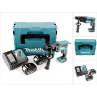Makita DHR165RMJ, Noir, Bleu, 1,6 cm, 5300 tr/min, 1,3 J, 1,3 cm, 2,4 cm
