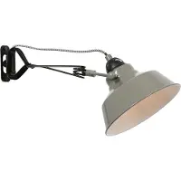 Steinhauer - applique murale - Nove - vert - métal - Ø 18cm - E27 - 1320G