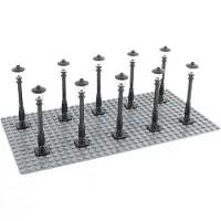 LEGO Lampadaires Lampadaire Noir - 11062 NOUVEAU Quantité 100x