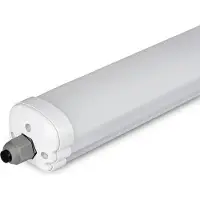 Silamp Réglette LED étanche 120cm 36W IP65 120lm/W Interconnectable - Blanc Neutre 4000K - 5500K