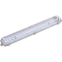 Silamp Réglette étanche double pour tube LED T8 150cm IP65 (boitier vide)