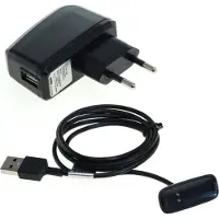 Subtel Chargeur pour montre connectée + Câble USB System Connector compatible avec - Adaptateur secteur 1A Câble charge rapide smartwatch gps sport fitness