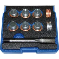 Bgs 151 Kit de réparation pour filetage de vidange d'huile, M14x1.25