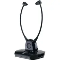CGV Casque TV sans fil DOLFIN ONYX, Micro intégré, Léger 66g, Amplification Conversation