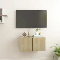 Prolenta Maison Exclusive - Meuble TV suspendu en chêne Sonoma 60 x 30 x 30 cm