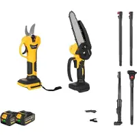 OEM Outil de coupe, moteur sans balais, longueur réglable, lot de 2 piles